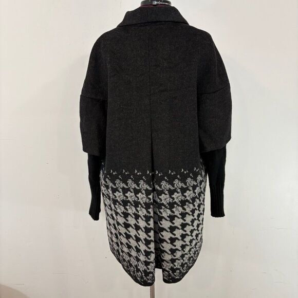 T Tahari Wool Black Blake coat slim fit 3/4 sleeves sz 16 or sz XL - Picture 6 of 13